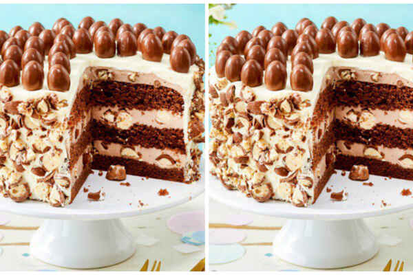 Шоколадно-цукерковий торт