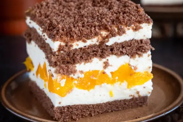 ПЕРСИКОВА ПАНІ З БІЛИМ ШОКОЛАДОМ