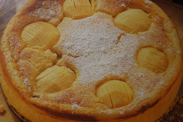 Сирно - яблучний пиріг "Ніжність"
