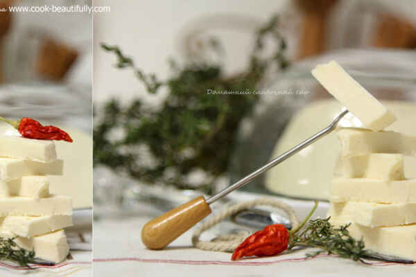 Домашній вершковий сир з молока та сметани