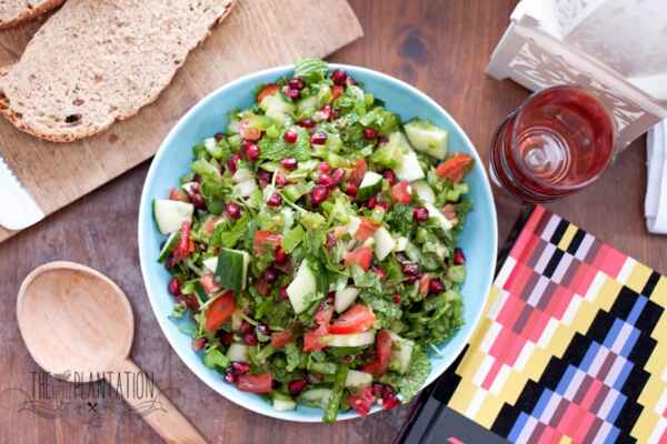 Персидський салат із зеленню