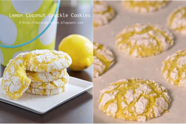 Лимонно-кокосове печиво  з тріщинками