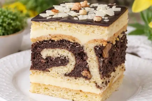 Пляцок «Макові троянди»