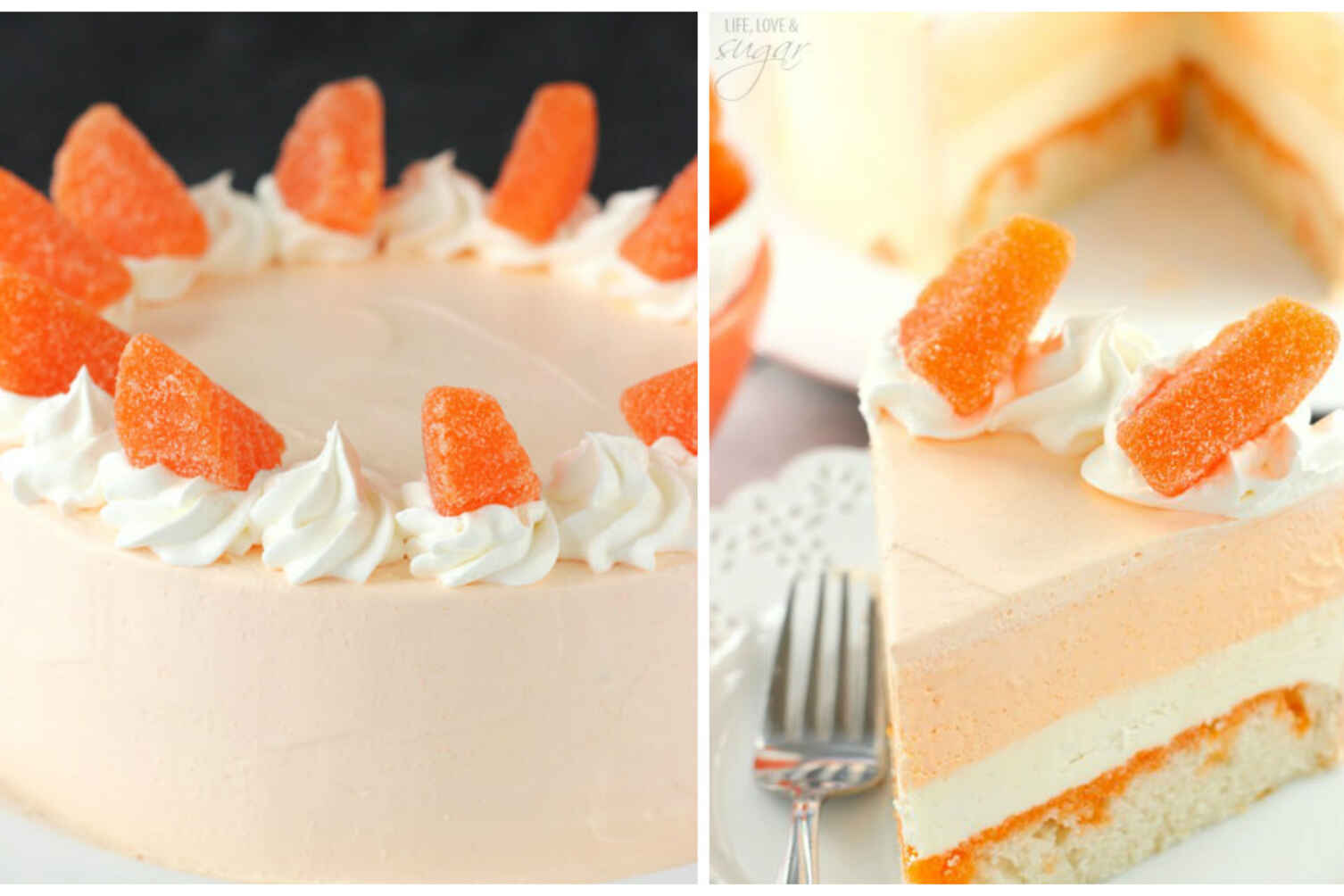 Апельсиновий Кремсікл торт-морозиво