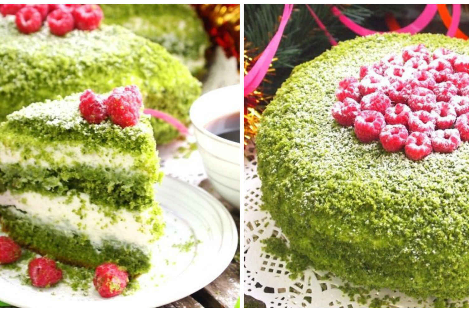 Йогуртовий торт «Зелена галявина»